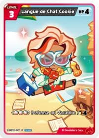 Langue de Chat Cookie - Festival Arena - CookieRun: Braverse TCG card