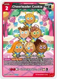 Cheerleader Cookie - Festival Arena - CookieRun: Braverse TCG card