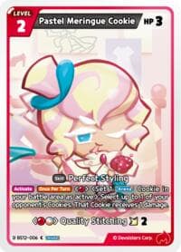 Pastel Meringue Cookie - Festival Arena - CookieRun: Braverse TCG card