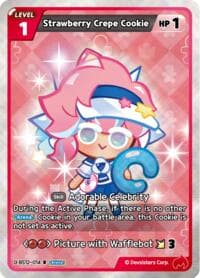 Strawberry Crepe Cookie - Festival Arena - CookieRun: Braverse TCG card