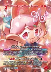 Strawberry Mochi Cookie (SSR) - Festival Arena - CookieRun: Braverse TCG card