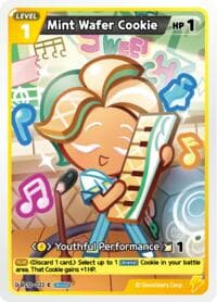 Mint Wafer Cookie - Festival Arena - CookieRun: Braverse TCG card
