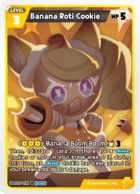 Banana Roti Cookie - Festival Arena - CookieRun: Braverse TCG card