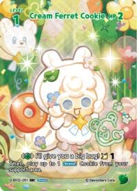 Cream Ferret Cookie (SEC) - Festival Arena - CookieRun: Braverse TCG card