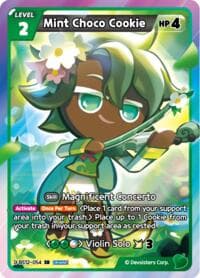 Mint Choco Cookie - Festival Arena - CookieRun: Braverse TCG card