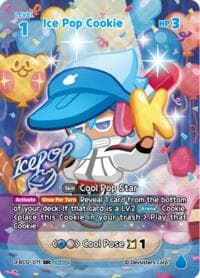 Ice Pop Cookie (SEC) - Festival Arena - CookieRun: Braverse TCG card