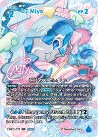 DJ Miya (SSR) - Festival Arena - CookieRun: Braverse TCG card