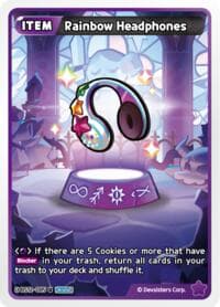 Rainbow Headphones - Festival Arena - CookieRun: Braverse TCG card