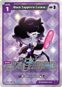 Black Sapphire Cookie - Festival Arena - CookieRun: Braverse TCG card