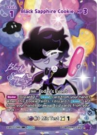 Black Sapphire Cookie (SEC) - Festival Arena - CookieRun: Braverse TCG card