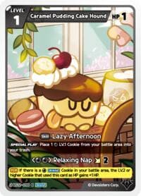 Caramel Pudding Cake Hound - Festival Arena - CookieRun: Braverse TCG card