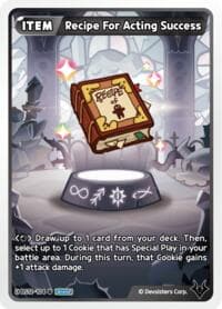 Recipe For Acting Success - Festival Arena - CookieRun: Braverse TCG card