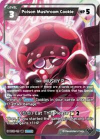 Poison Mushroom Cookie - Festival Arena - CookieRun: Braverse TCG card