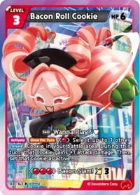Bacon Roll Cookie - Promotion Cards - CookieRun: Braverse TCG card