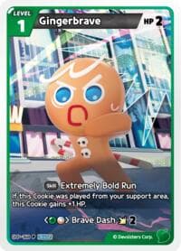 Gingerbrave - Promotion Cards - CookieRun: Braverse TCG card