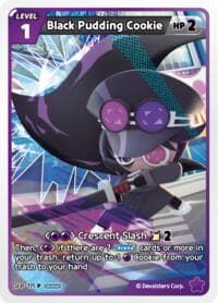 Black Pudding Cookie - Promotion Cards - CookieRun: Braverse TCG card