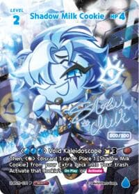 Shadow Milk Cookie (Serial Numbered) - Promotion Cards - CookieRun: Braverse TCG card