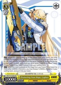 Protecting Your Hope, Laplace - GODDESS OF VICTORY: NIKKE Vol.2 - Weiss Schwarz card