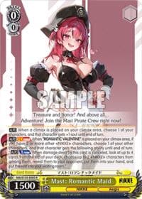 Mast: Romantic Maid - GODDESS OF VICTORY: NIKKE Vol.2 - Weiss Schwarz card