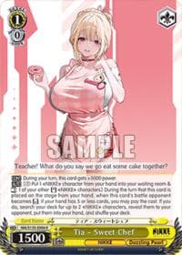 Tia - Sweet Chef - GODDESS OF VICTORY: NIKKE Vol.2 - Weiss Schwarz card