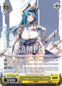 "Aegis Cannon" Helm - GODDESS OF VICTORY: NIKKE Vol.2 - Weiss Schwarz card