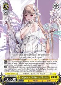 Viper - Shine of Love - GODDESS OF VICTORY: NIKKE Vol.2 - Weiss Schwarz card