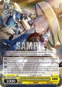 Two Thousand Replicas, Nayuta - GODDESS OF VICTORY: NIKKE Vol.2 - Weiss Schwarz card