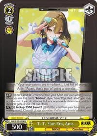 T. T. Star Era, Anis - GODDESS OF VICTORY: NIKKE Vol.2 - Weiss Schwarz card