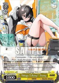 "Mega T.Rony" Trony - GODDESS OF VICTORY: NIKKE Vol.2 - Weiss Schwarz card