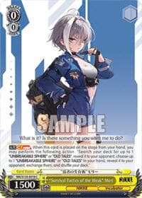 "Survival Tactics of the Weak" Mori - GODDESS OF VICTORY: NIKKE Vol.2 - Weiss Schwarz card