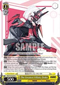 The Greatest Villain, Drake - GODDESS OF VICTORY: NIKKE Vol.2 - Weiss Schwarz card