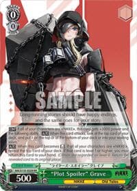 "Plot Spoiler" Grave - GODDESS OF VICTORY: NIKKE Vol.2 - Weiss Schwarz card