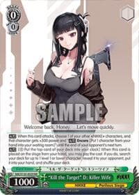 "Kill the Target" D: Killer Wife - GODDESS OF VICTORY: NIKKE Vol.2 - Weiss Schwarz card