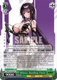Mihara: Bonding Chain - GODDESS OF VICTORY: NIKKE Vol.2 - Weiss Schwarz card