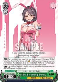 Milk: Blooming Bunny - GODDESS OF VICTORY: NIKKE Vol.2 - Weiss Schwarz card