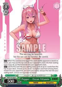 Pepper - Ocean Vitamin - GODDESS OF VICTORY: NIKKE Vol.2 - Weiss Schwarz card