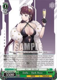 Dolla - Dark Rose - GODDESS OF VICTORY: NIKKE Vol.2 - Weiss Schwarz card