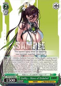 Guilty - Wave of Disbelief - GODDESS OF VICTORY: NIKKE Vol.2 - Weiss Schwarz card