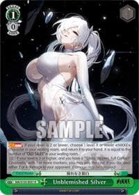 Unblemished Silver - GODDESS OF VICTORY: NIKKE Vol.2 - Weiss Schwarz card