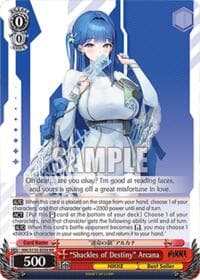 "Shackles of Destiny" Arcana - GODDESS OF VICTORY: NIKKE Vol.2 - Weiss Schwarz card
