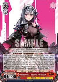 Modernia - Second Affection - GODDESS OF VICTORY: NIKKE Vol.2 - Weiss Schwarz card