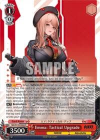 Emma: Tactical Upgrade - GODDESS OF VICTORY: NIKKE Vol.2 - Weiss Schwarz card