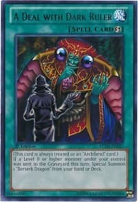 A Deal with Dark Ruler - Legendary Collection 4: Joey's World - YuGiOh card