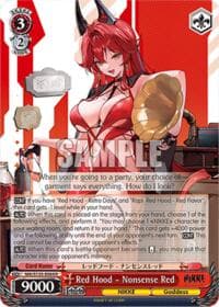 Red Hood - Nonsense Red - GODDESS OF VICTORY: NIKKE Vol.2 - Weiss Schwarz card
