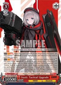 Vesti: Tactical Upgrade - GODDESS OF VICTORY: NIKKE Vol.2 - Weiss Schwarz card