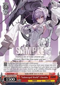 "Submerged World" Liberalio - GODDESS OF VICTORY: NIKKE Vol.2 - Weiss Schwarz card