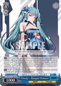 Privaty - Banquet Princess - GODDESS OF VICTORY: NIKKE Vol.2 - Weiss Schwarz card