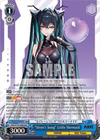"Siren's Song" Little Mermaid - GODDESS OF VICTORY: NIKKE Vol.2 - Weiss Schwarz card
