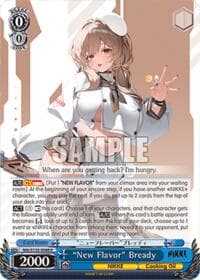 "New Flavor" Bready - GODDESS OF VICTORY: NIKKE Vol.2 - Weiss Schwarz card