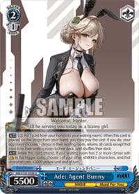 Ade: Agent Bunny - GODDESS OF VICTORY: NIKKE Vol.2 - Weiss Schwarz card
